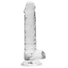 Real Rock Crystal Gode Crystal Clear 14 x 3.5cm Transparent